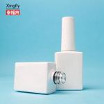 15ml Empty Nail Polish Bottle Gel Polish With White Brush Empty Nail Polish