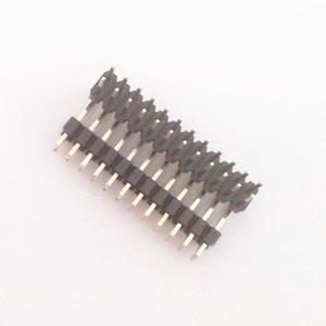 Quality Dual row 2.54mm pitch 90 degree male header wholesale