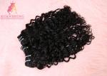 Black Human Virgin Hair Italian Curly Extension