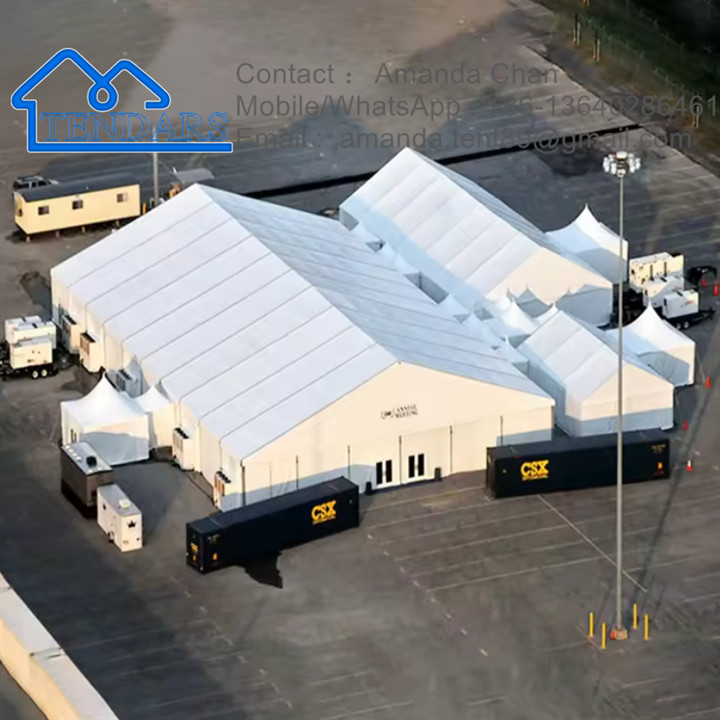Heavy Duty Customized Big Alluminum Alloy PVC Warehouse Industrial Storage Tents