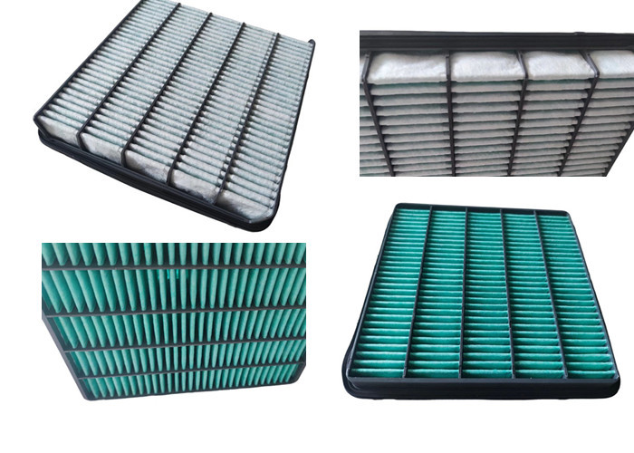PP Green Or White Fabric Diesel Air Filter 17801-51020 For Japanese Cars
