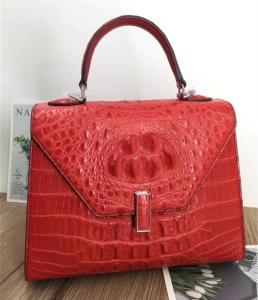 Quality Fashion Genuine Crocodile Skin Lady Handbag Exotic Real True Alligator Leather Female Purse Women Three-way Shoulder Bag wholesale