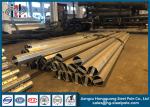 Galvanized Steel 220KV 2.75mm Power Transmission Pole