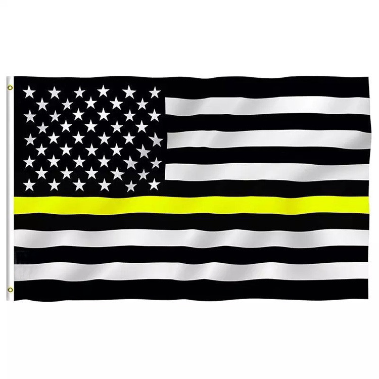 Yellow Line customized screen printed high quality