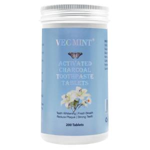 Quality VECMINT Lily TeethTablets Bamboo Charcoal 200tablets teeth whitening fresh breath reduce plaque wholesale