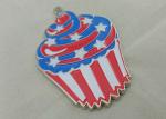Zinc Alloy Engraving Carnival Medalby Antique Nickel Plating With Color Clown
