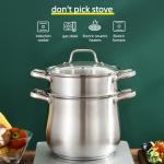 Hot Sale Stainless Steel 18/8 Drum Soup Pot Cooking Pot Soup & Stock Pots With