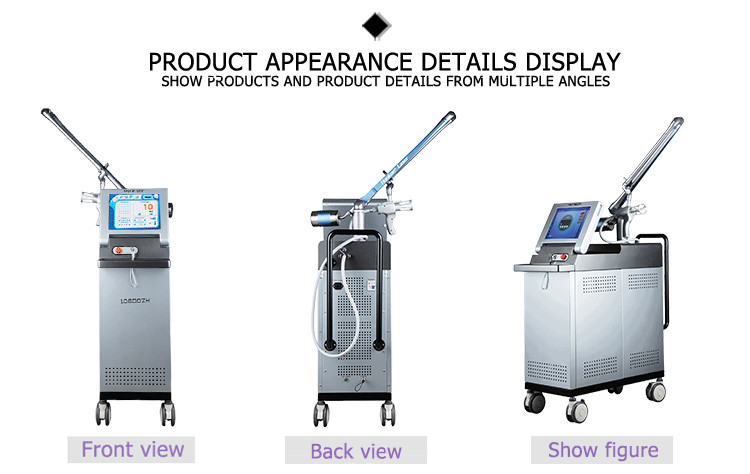 Hot Sale 10.4 Inch true color LCD touch screen 10600 nm wavelength fractional co2 dot laser machine