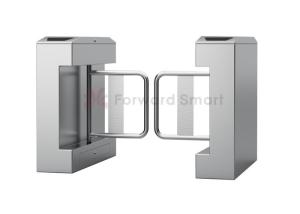 Quality Servo Motor Mechanism Glass Swing Turnstile Gate wholesale