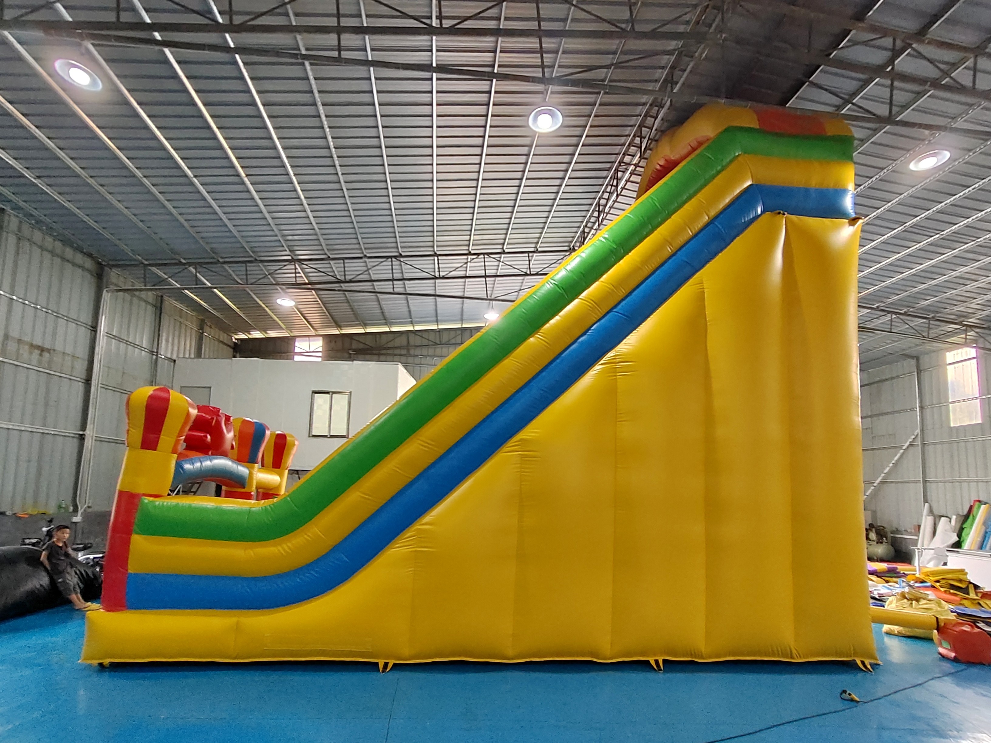 Hot Sale Outdoor Party Inflatable Dry Slide Castle Disney Micky Mouse Cartoon Inflatable Dry Slide For Kids And Adults