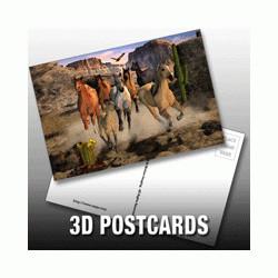Quality PLASTIC LENTICULAR custom 3d printed business photography cards PP PET lenticular postcards wholesale
