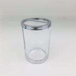 Classic Style Clear Glass Bath Accessories Set For Home Hotel Bathroom Cleaning