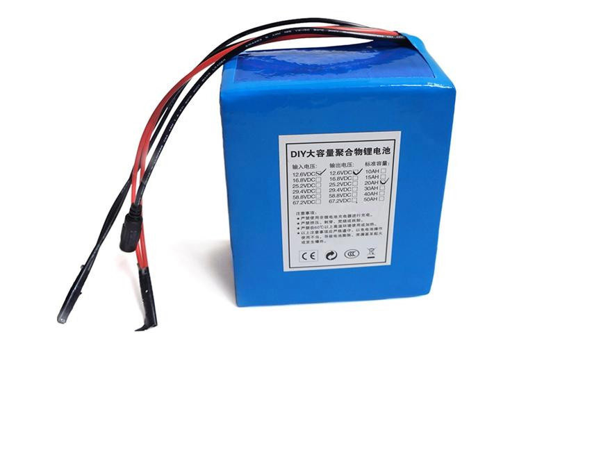 CC CV 12 Volt 20Ah Polymer Lithium Battery Pack UN38.3