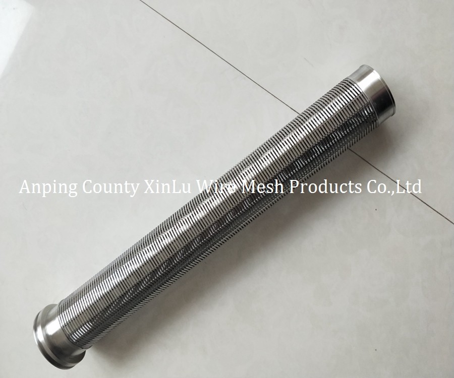 201 No Magnetic Stainless Steel Johnson Type Filter Screen For Water Well Drilling 4-400mesh Mesh Size