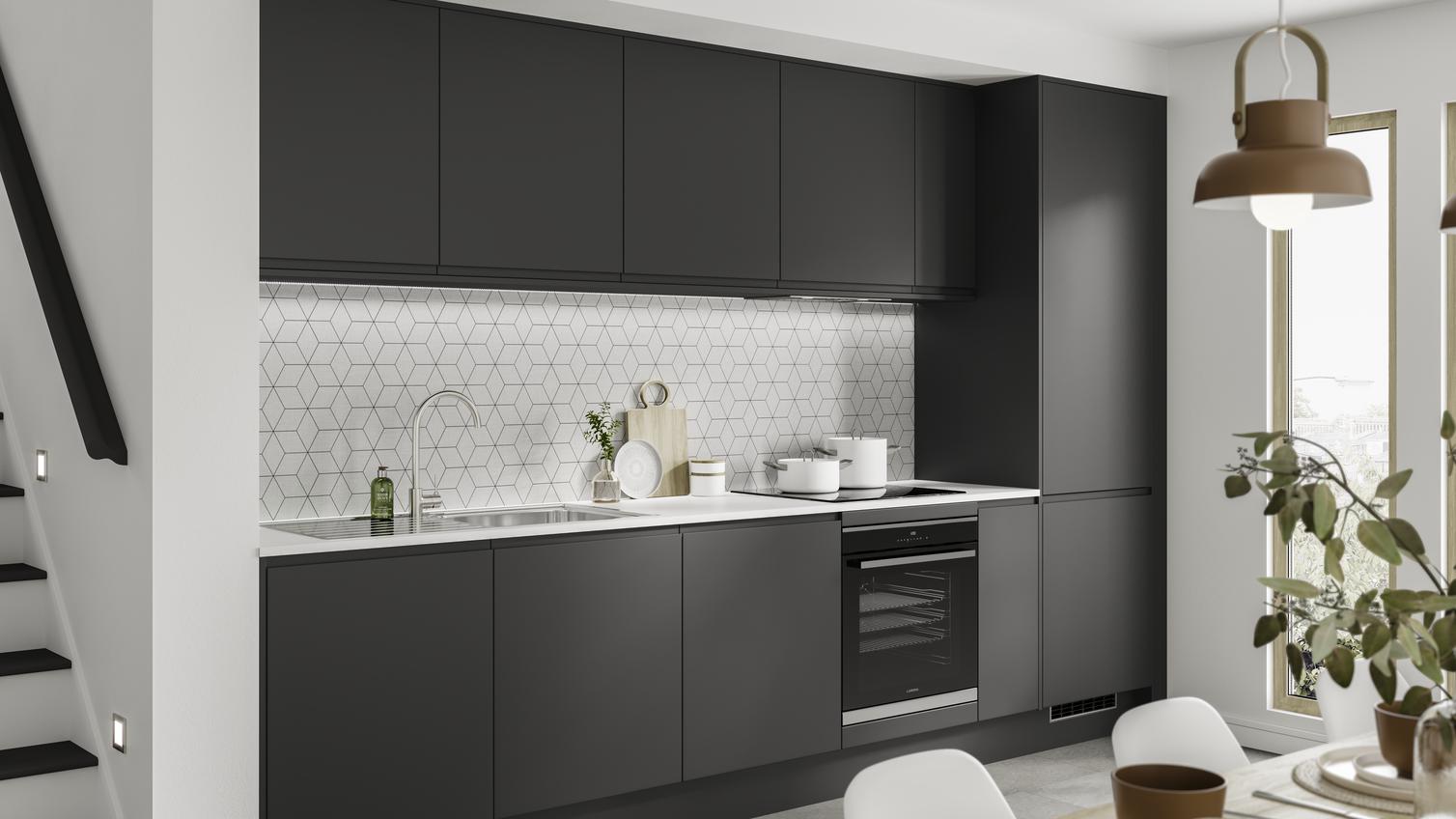 Solid Maple Wood Modern White Shaker Kitchen Cabinets in Custom Simple Design Flat Pack