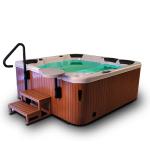 6 Person Acrylic Freestanding Massage Hot Tub Outdoor Whirlpool Spa Bathtub With