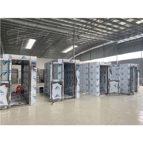 Automatic stainless steel material air shower cleaning room used in food clean