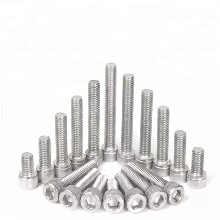 GB ROUND Head Metric Black Hex Allen Key Bolts DIN 912 Screw Full Thread Socket Bolt Screws Carbon Steel 8.8/ 10.9/ 12.9