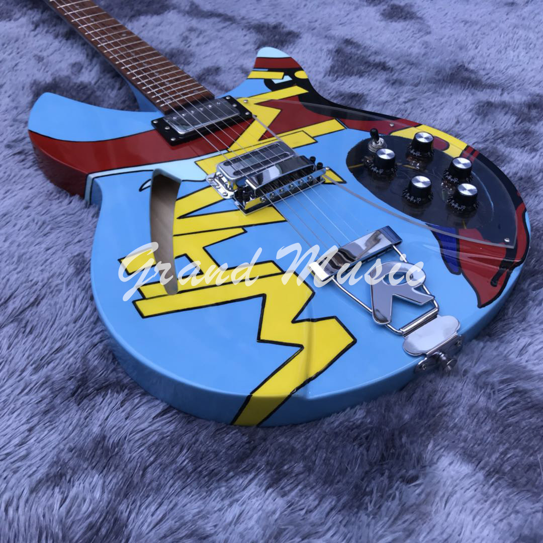 Custom Paul Weller PW WHAAM Rick 330 Tribute Electric Guitar Ricken 330 TPP Electric Guitar