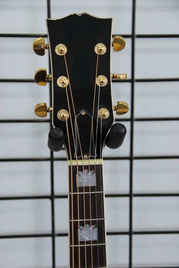 Free shipping China handmade J2002 nature cut away electric acoustic guitar