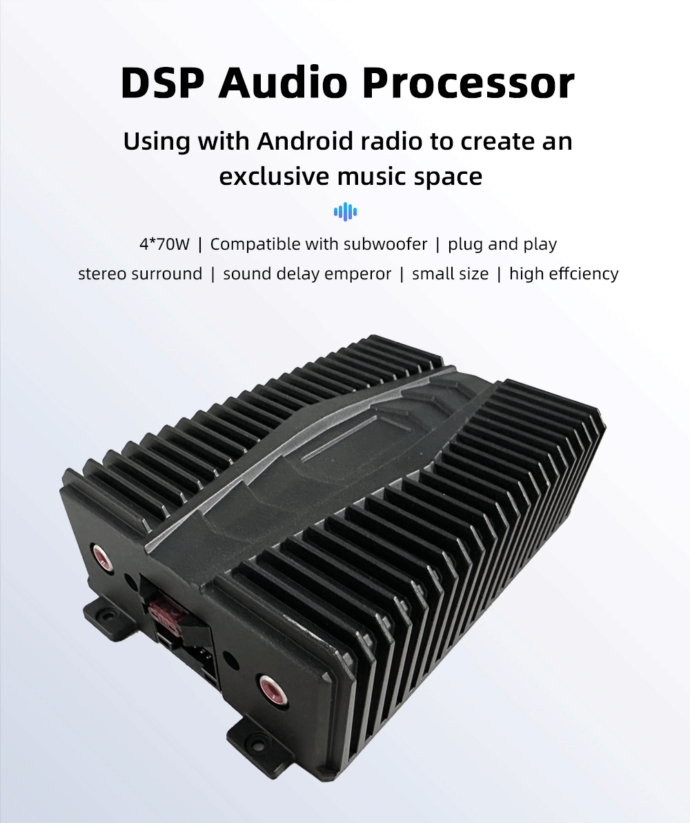12-24v Voltage 4 Way DSP Car Amplifier for Android Big Screen Providing and Performance