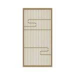 Screen Partition Aluminum Alloy Profiles T6 Entry Grille Living Room