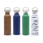 26OZ Vacuum Insulated Stainless Steel Water Bottle Wide Mouth Lids Sweat Proof