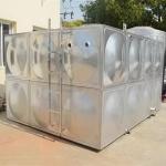 Sectional 304/316 Stainless Steel Reservoir Tank / Metal Water Storage Tank