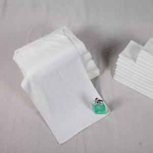 Quality Plain Hemmed White Cotton Face Towel wholesale