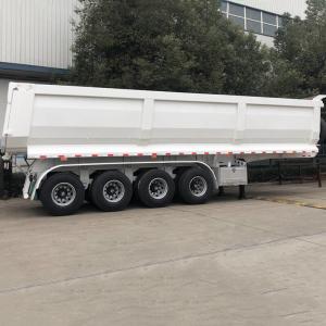 Quality Rocks Transport HYVA Cylinder Hydraulic 80T 4 Axle Tipper wholesale