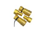 3000PSI Thread To Connect Tubular Valve Brass Coupling