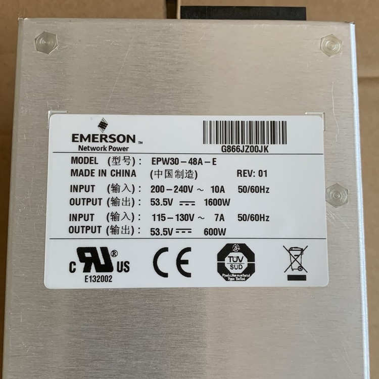 Emerson EPW30 48A Vapel EPW30-48A-E 48V 30A Rectifier Module