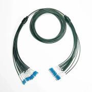 Quality Customized Military Tactical Antirodent Single Mode 12 Core LC SC FC ST Armure Optical Cord Armored LSZH Fiber Patch Cable wholesale