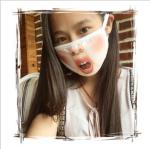 China hot 3D printing funny cotton face mask