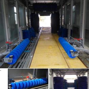 Quality Fully Automatic Tunnel Car Wash Machine High Pressure Car Wash Machine 14 Brushes Rollover Car Wash Systems wholesale