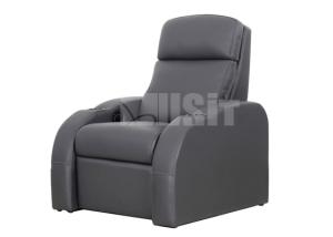 Quality Premium Leather Electric Recliner Couch Chair Push Headrest Commercial Furniture wholesale