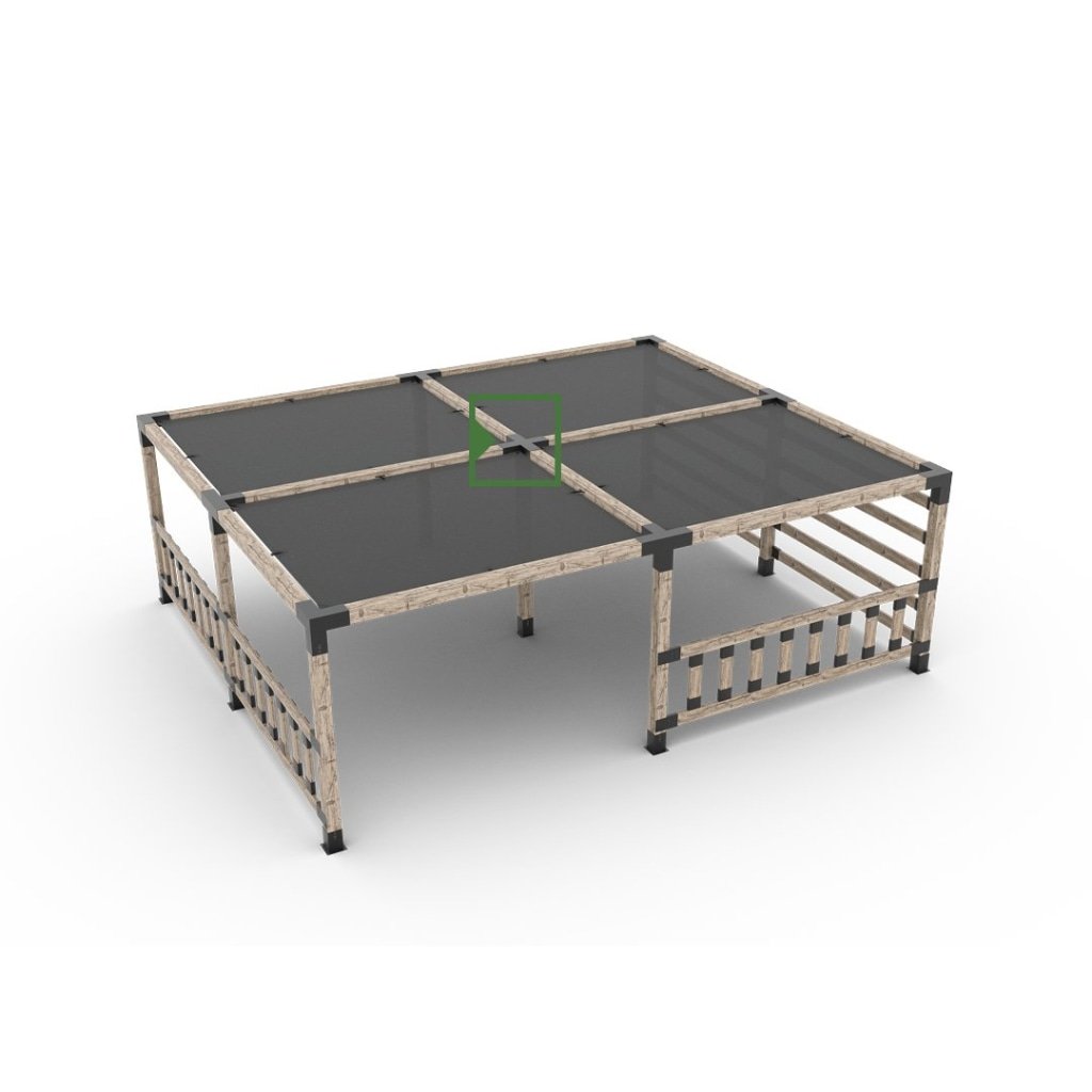 Concrete Anchors Pergola Brackets Supporting Fixed Wood with ECO FRIENDLY Construction