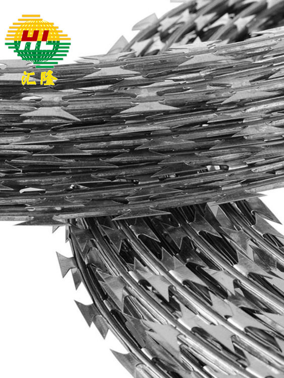 High Quality Galvanized Concertina Barbed Wire With Secure Fence
