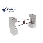 SUS304 Airport Waist Height Turnstiles 24V Infrared anti clamp