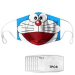 Cartoon Printed Activated Carbon Filter Face Mask