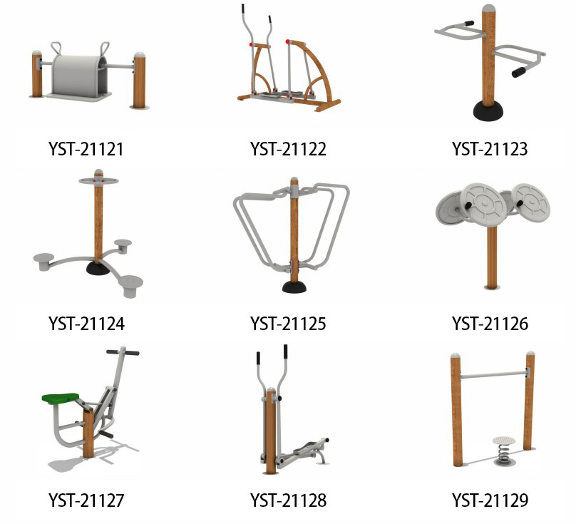 YST Brand Galvanized Steel Pipe Outdoor Fitness Equipment for Street Workout