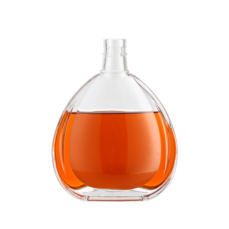 Carved Glass XO Bottles 500ml Glass Bottle Vodka Brandy Whiskey Decanter with Stopper