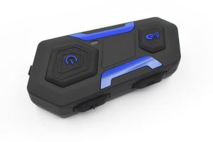 Handsfree Voice Prompt 1200m Motorcycle Bluetooth Headset Intercom