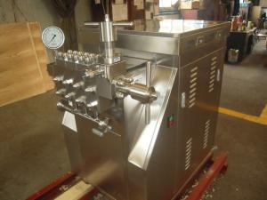 Quality High Pressure Ice Cream Homogenizer , Homogenizer Equipment Low Noise wholesale