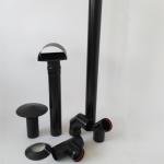 ISO9001 Pellet Stove Chimney Storm Collar Flat Black Powder Coating Surface