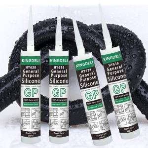 Quality Non Sagging Acetic Watertight Silicone Sealant For Kitchen Bathroom wholesale