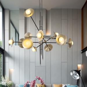 Quality Modern Nordic Pendant lamp Gold Trumpet Lamp Vintage Retro Horn delightfull sputnik chandelier（WH-MI-212) wholesale