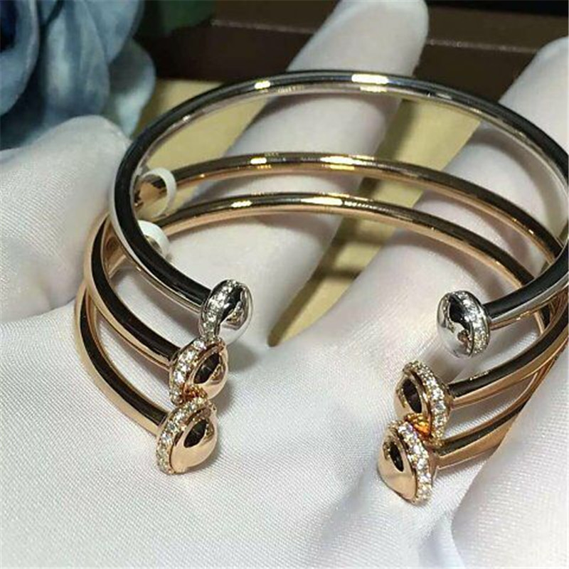 Luxury jewe factory bracelet gold diamond 18k gold white gold yellow gold rose gold diamond bracelet
