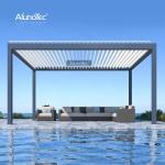 Shutters Gazebo Roof Sunroom Balcony Shade Pavilion Patio Electric Garden