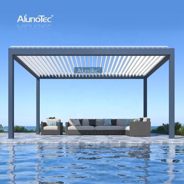 Shutters Gazebo Roof Sunroom Balcony Shade Pavilion Patio Electric Garden
